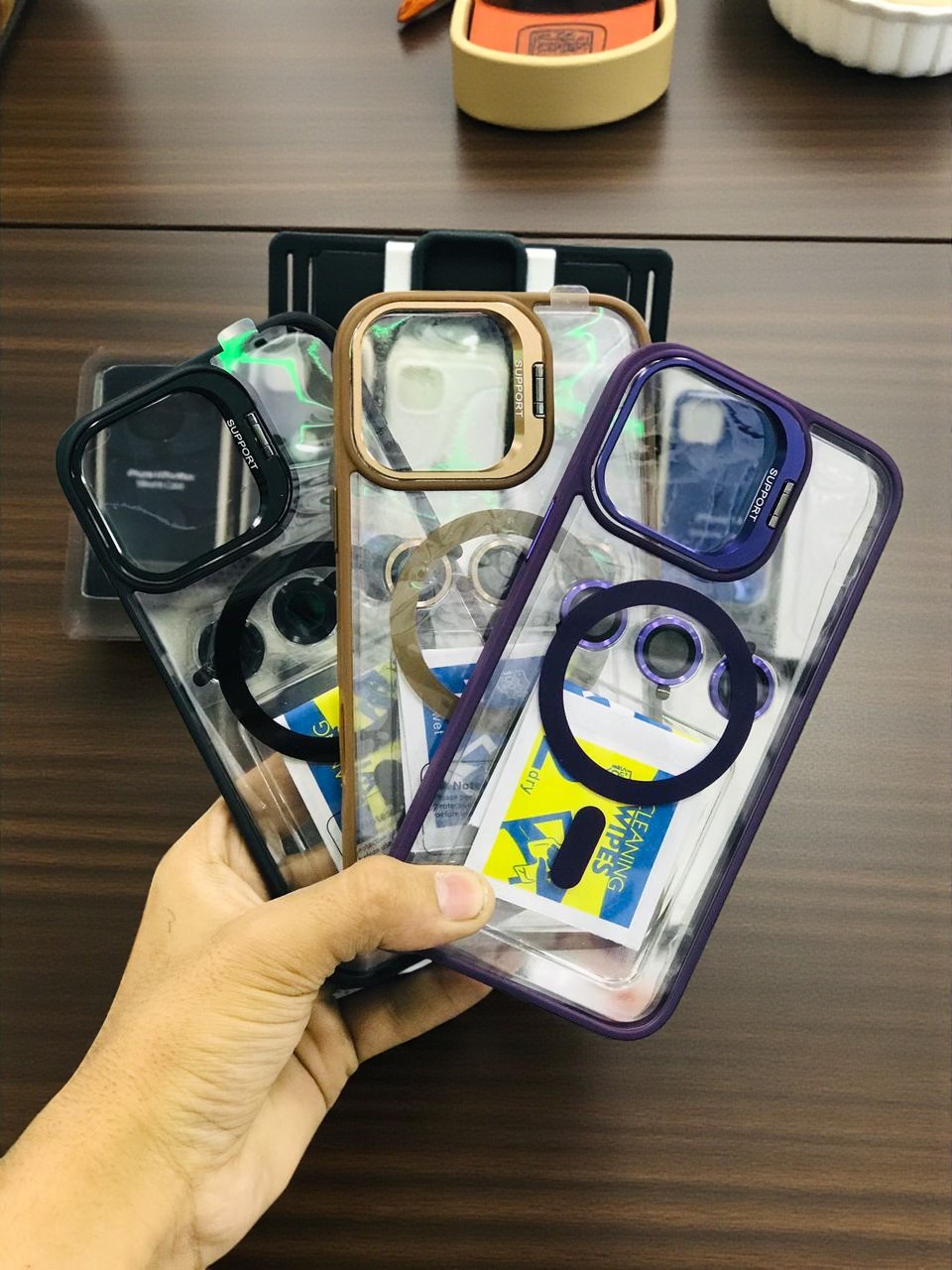 Metal Stand Case Iphone